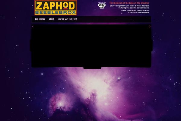 zaphods.ca site used Dancefloorv3