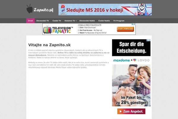 zapnito.sk site used Portal