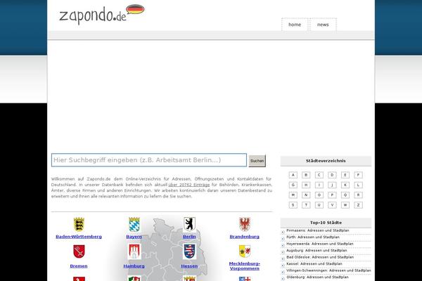 zapondo.de site used Zapondo