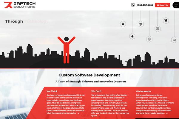zaptechsolutions.com site used Zaptechsolutions