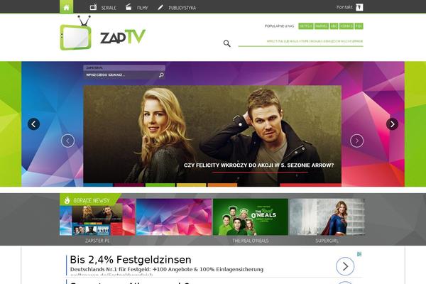 zaptv.pl site used Zaptv