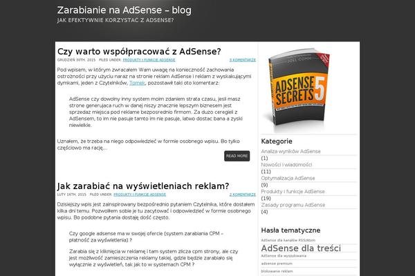 zarabianie-na-adsense.pl site used Simply Works Core