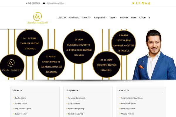 Total theme site design template sample