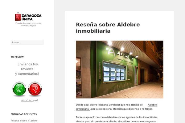 Twenty Fifteen theme site design template sample