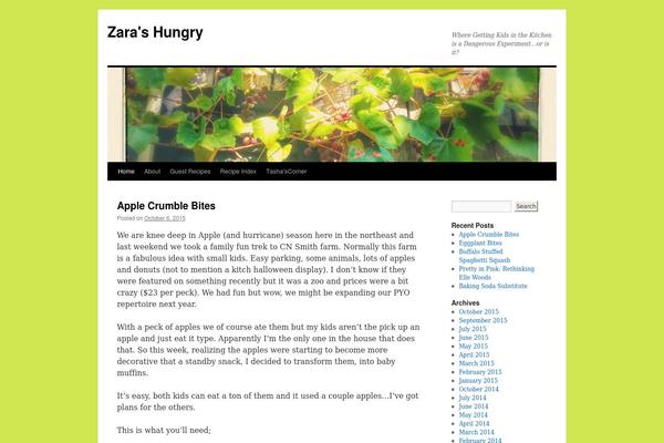 WordPress website example screenshot