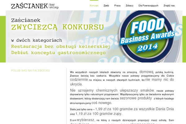 zascianki.pl site used Zascianek