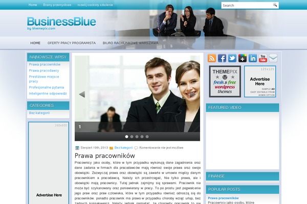 WordPress website example screenshot