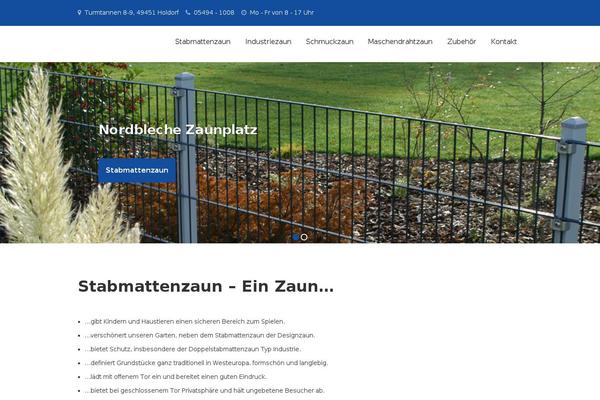 zaunplatz.de site used Ntrx-wordpress-theme