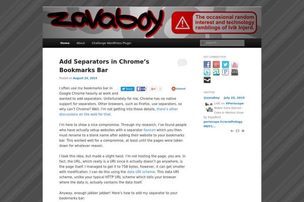 Twenty Eleven theme site design template sample