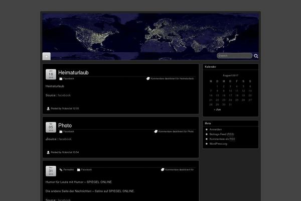 Suffusion theme site design template sample