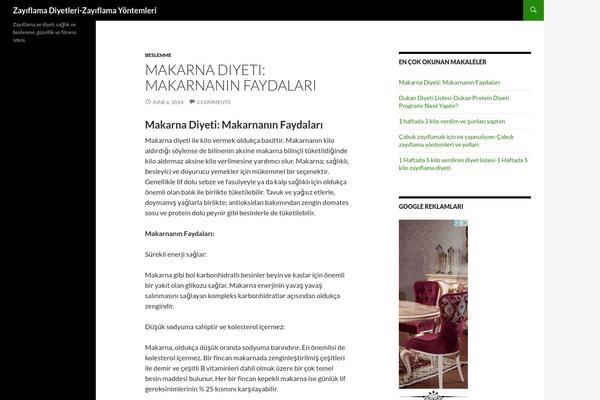 Twenty Fourteen theme site design template sample