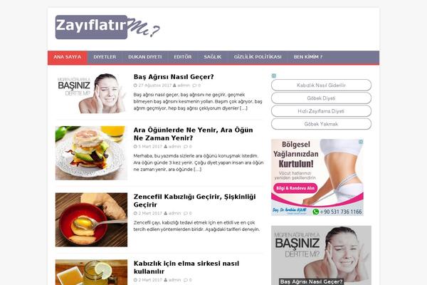 MH Magazine lite theme site design template sample