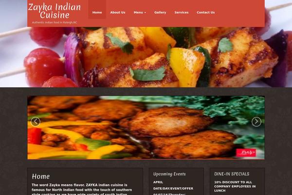 Gdrestaurant theme site design template sample