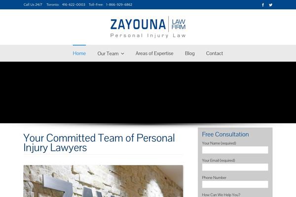 WordPress website example screenshot
