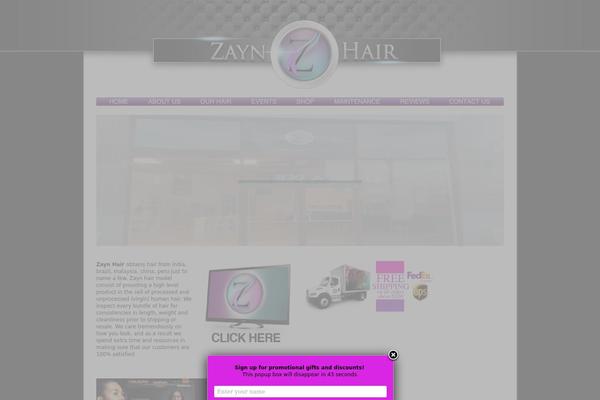 zaynhair.com site used Zaynhair