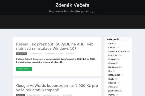 zdenekvecera.cz site used Cannyon