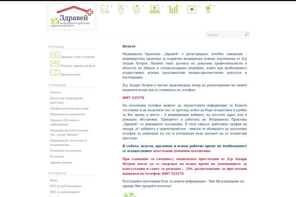WordPress website example screenshot