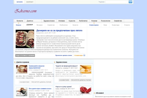 zdravno.com site used Guzel_magazinenews_style_wordpress_theme