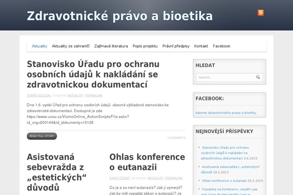 zdravotnickepravo.info site used Precisio-pro