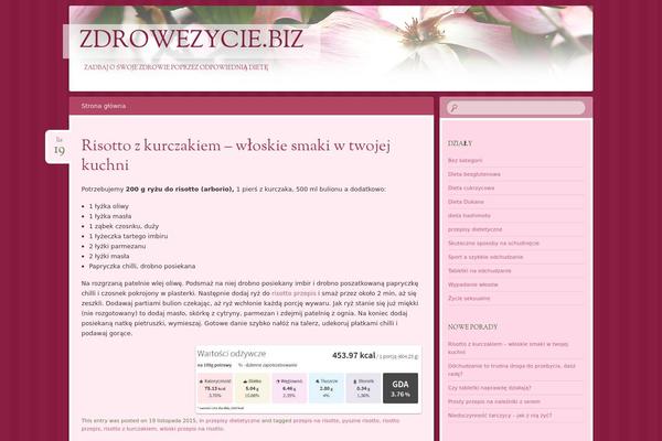 Bouquet theme site design template sample