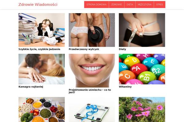 Customizr theme site design template sample