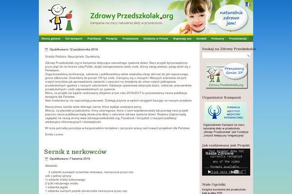 zdrowyprzedszkolak.org site used Zp2013v2