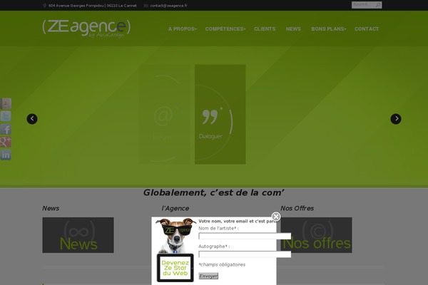 zeagence.fr site used Nimble