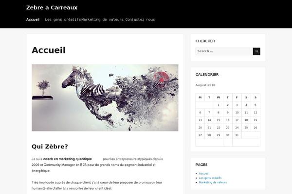 WordPress website example screenshot