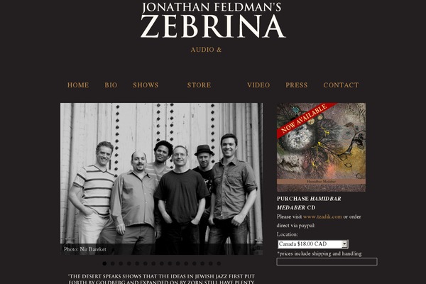 Zeus theme site design template sample