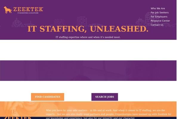 WordPress website example screenshot
