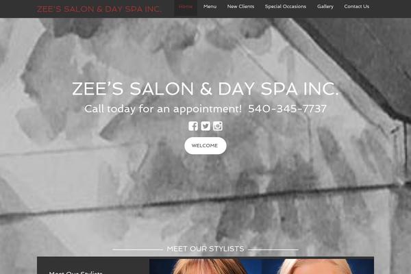 WordPress website example screenshot