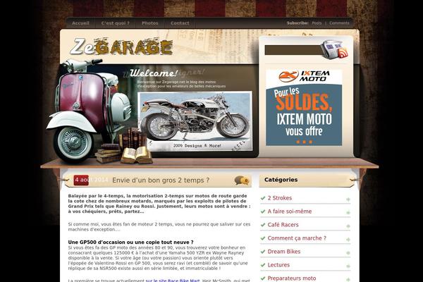 Wordpress-brown theme site design template sample