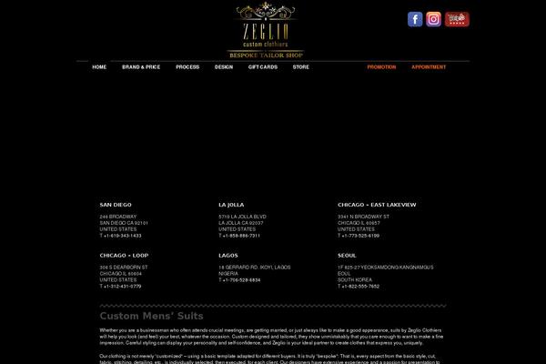 zeglio.com site used Zeglio