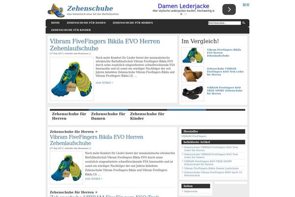 WordPress website example screenshot