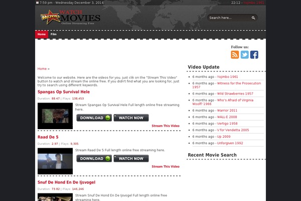 WordPress website example screenshot