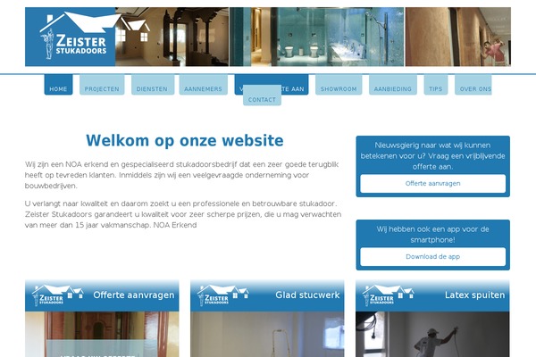 zeisterstukadoors.nl site used Slate-0.3.1_zeister