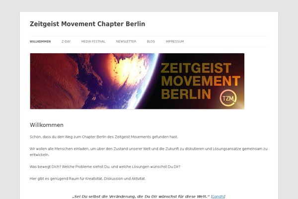 WordPress website example screenshot