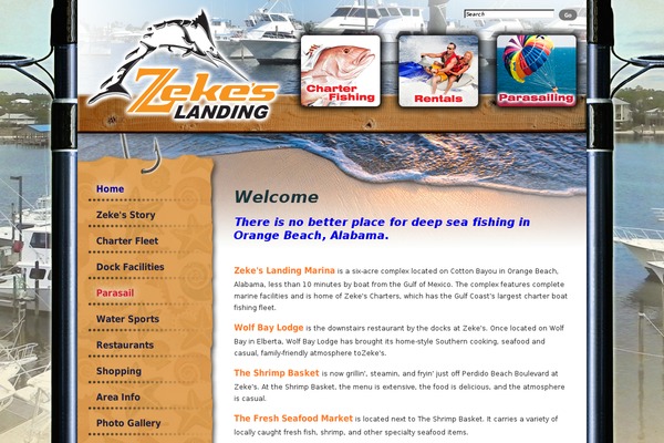 Yachtcharter theme site design template sample