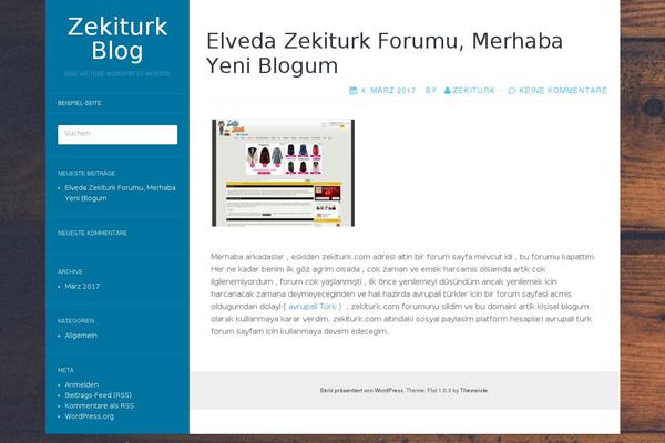 zekiturk.com site used Flat-Sky