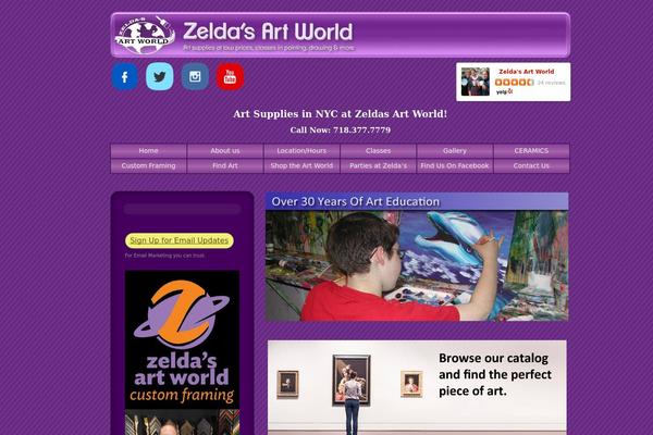 zeldasartworld.com site used Zelda