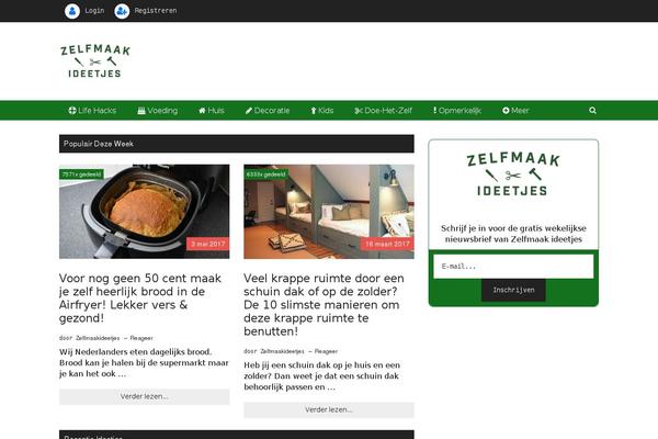 zelfmaakideetjes.nl site used Social-pro