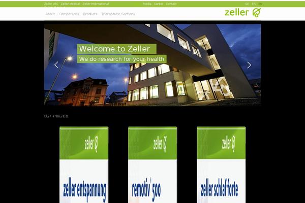 zeller theme websites examples