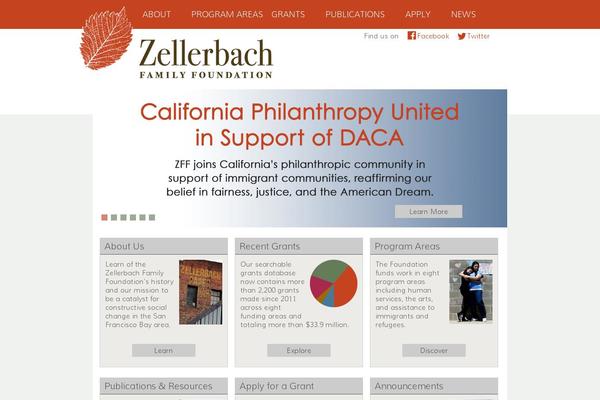 zellerbach theme websites examples