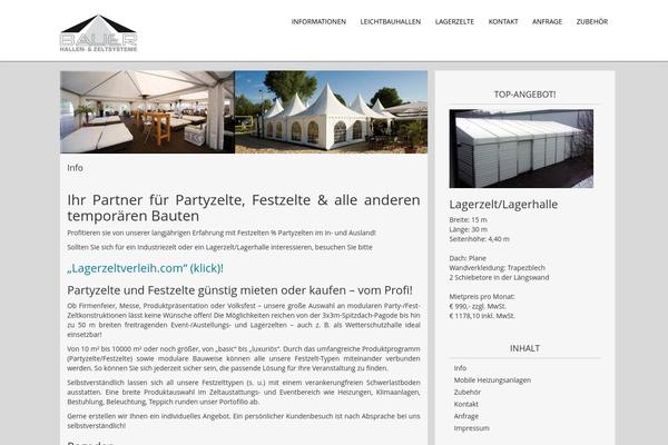 zeltbauer.eu site used Freemium