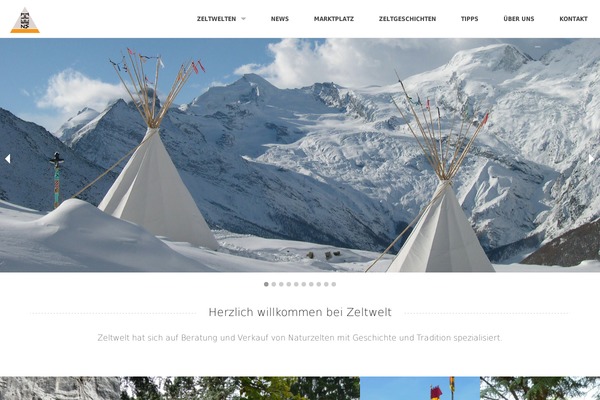 zeltwelt.ch site used Themel