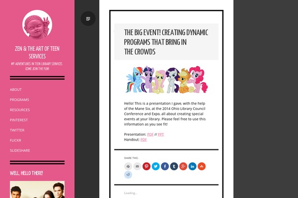 WordPress website example screenshot