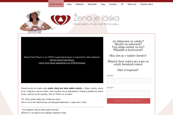 zenajelaska.cz site used Mio-zjl