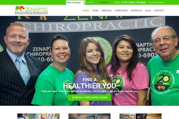 zenapticchiropractic.com site used Zenaptic