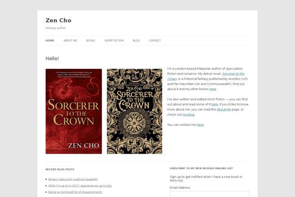 WordPress website example screenshot