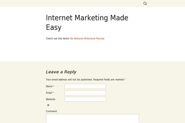 WordPress website example screenshot